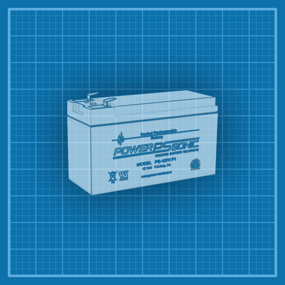 Sealed lead acid battery design drawing