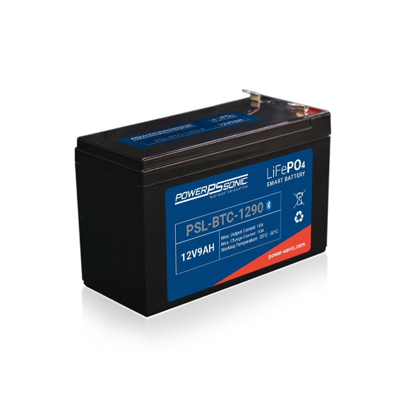 PSL-BTC-1290 - 12.8V 9Ah Rechargeable LiFePO4 Battery