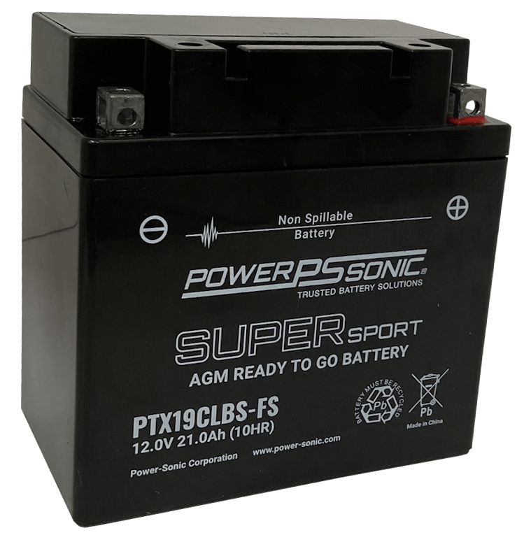PTX19CLBS-FS - 12V 230CCA Rechargeable SLA Powersports Battery