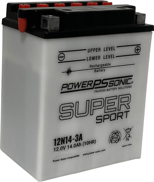 12N14-3A - 12V 128CCA Rechargeable SLA Powersports Battery