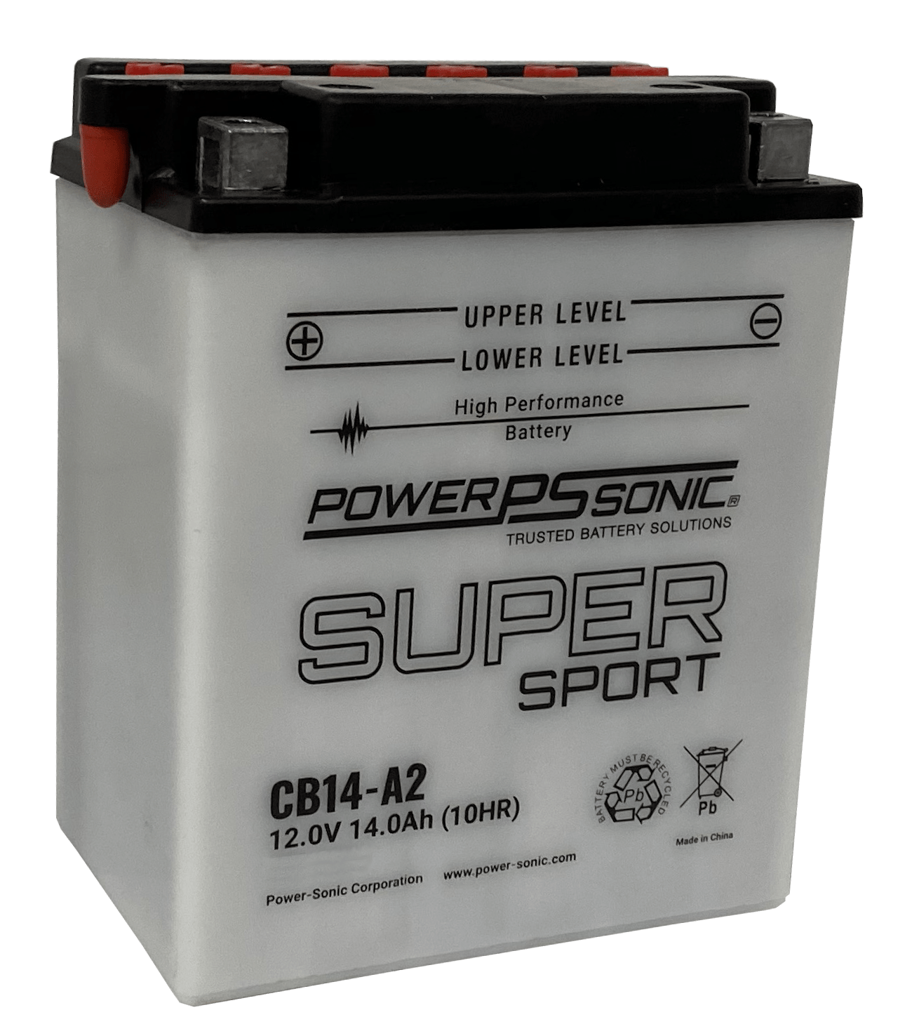 CB14-A2 - 12V 170CCA Rechargeable SLA Powersports Battery