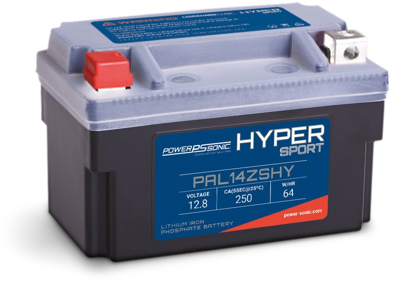 PAL14ZSHY - 12.8V 250CA Rechargeable LiFePO4 Powersports Battery