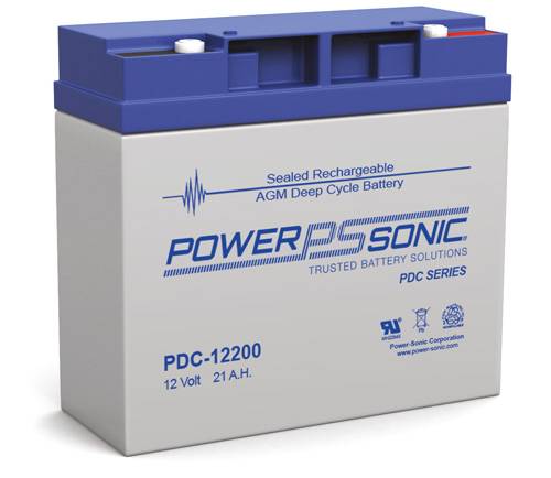 PDC-12200 - 12V 21Ah Rechargeable SLA Battery