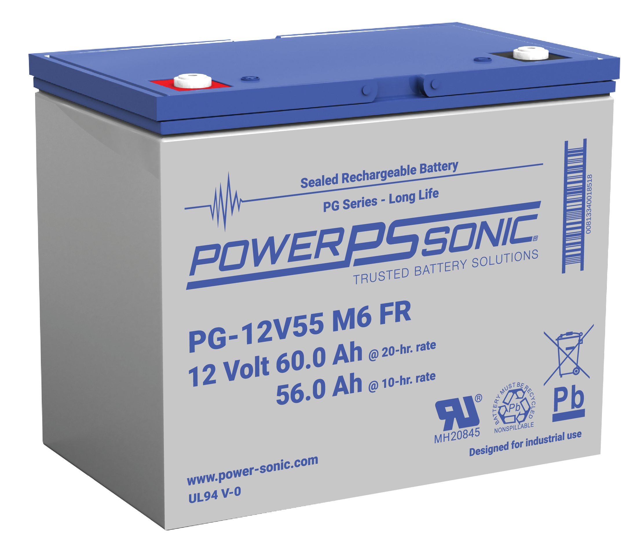 PG-12V55 FR Battery Image