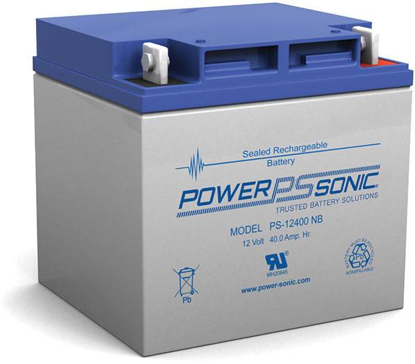 PS-12400 - 12V 40Ah Rechargeable SLA Battery