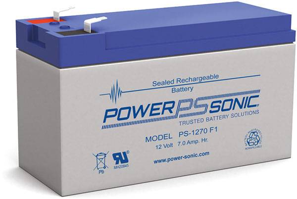 PS-1270 - 12V 7Ah Rechargeable SLA Battery