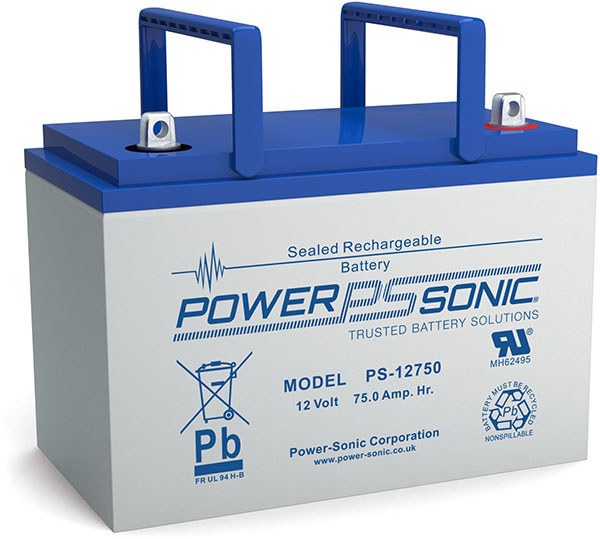 PS-12750 - 12V 78.6Ah Rechargeable SLA Battery