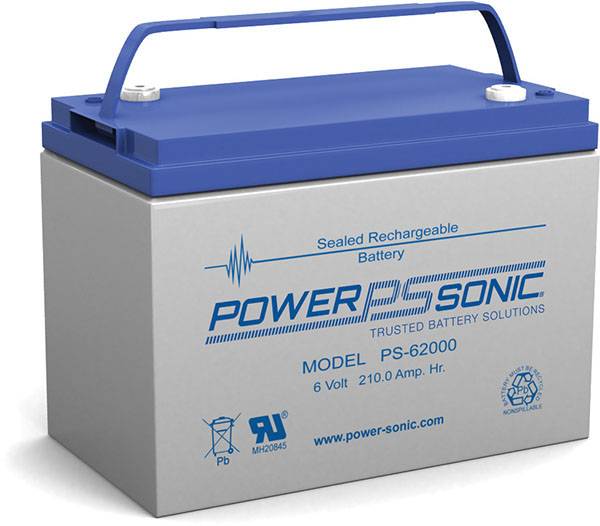 PS-62000 - 6V 210Ah Rechargeable SLA Battery