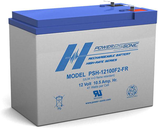 PSH-12100 FR - 12.0V 41W/Cell Rechargeable SLA Battery