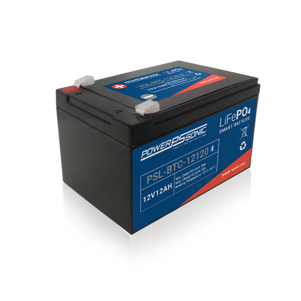 PSL-BTC-12120 - 12.8V 12Ah Rechargeable LiFePO4 Battery