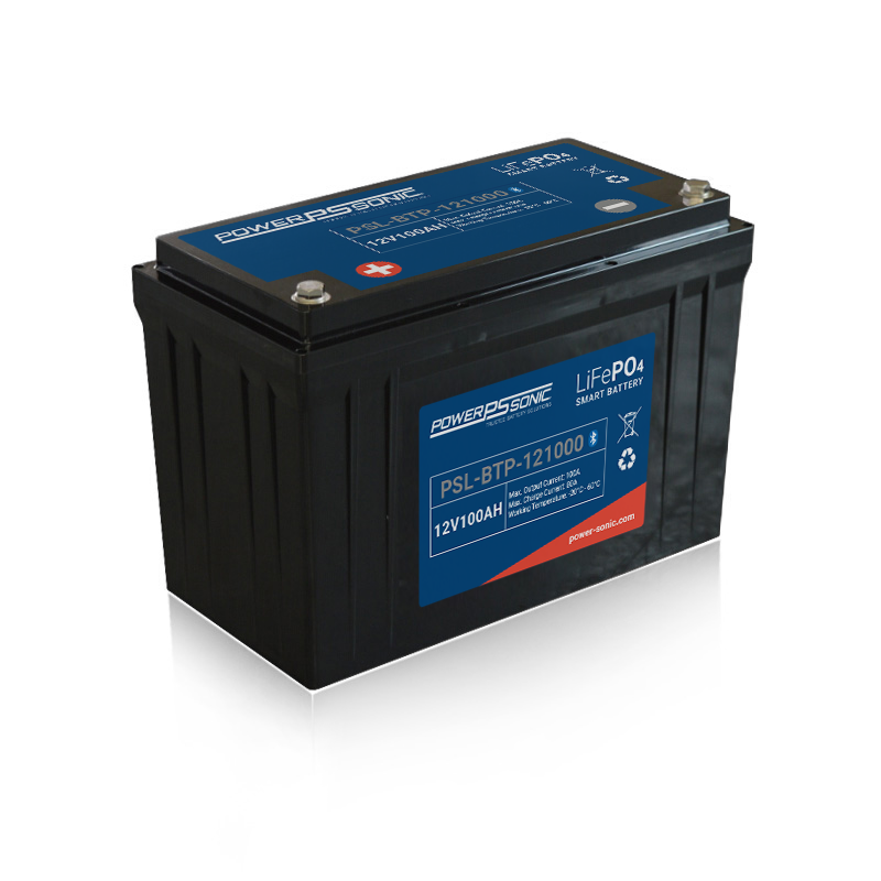 PSL-BTP-121000 - 12.8V 100Ah Rechargeable LiFePO4 Battery