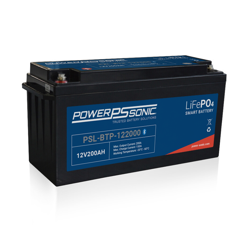 PSL-BTP-122000 - 12.8V 200Ah Rechargeable LiFePO4 Battery