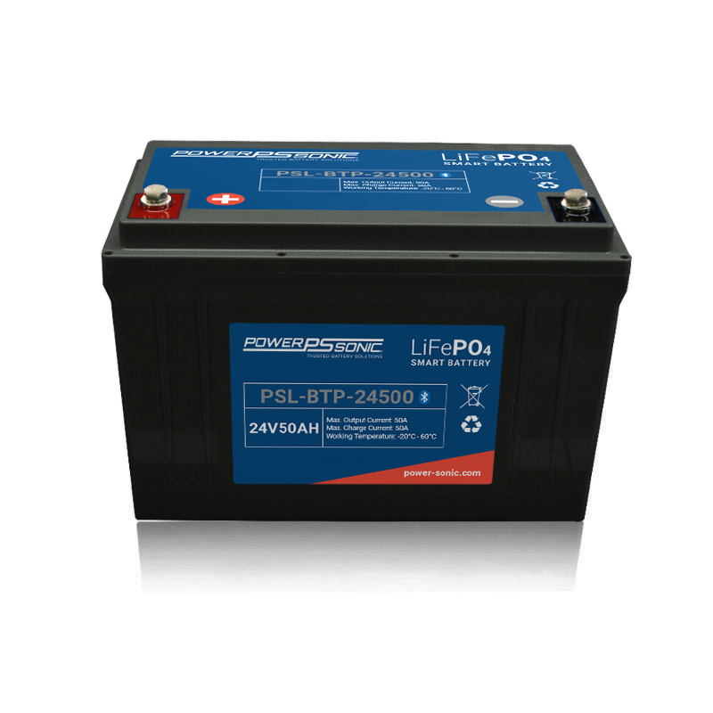 PSL-BTP-24500 - 25.6V 50Ah Rechargeable LiFePO4 Battery