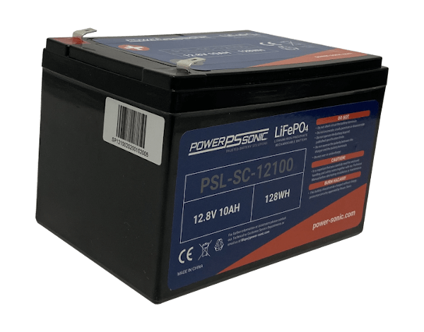 PSL-SC-12100 - 12.8V 10Ah Rechargeable LiFePO4 Battery