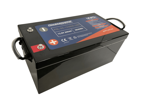 PSL-SC-123000-G8D - 12.8V 300Ah Rechargeable LiFePO4 Battery