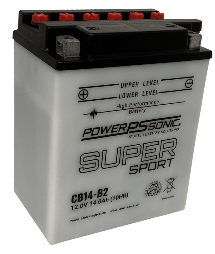CB14-B2 - 12V 190CCA Rechargeable SLA Powersports Battery