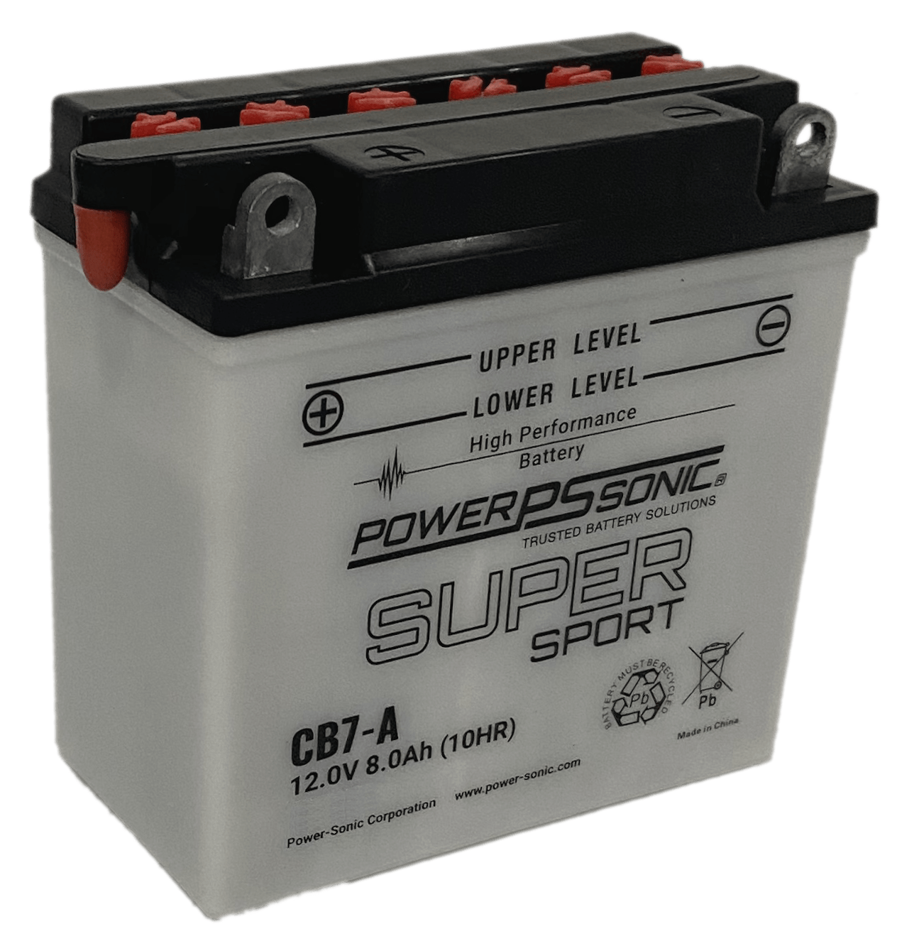 CB7-A - 12V 100CCA Rechargeable SLA Powersports Battery