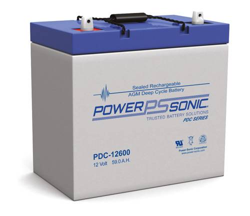 PDC-12600 - 12V 60Ah Rechargeable SLA Battery