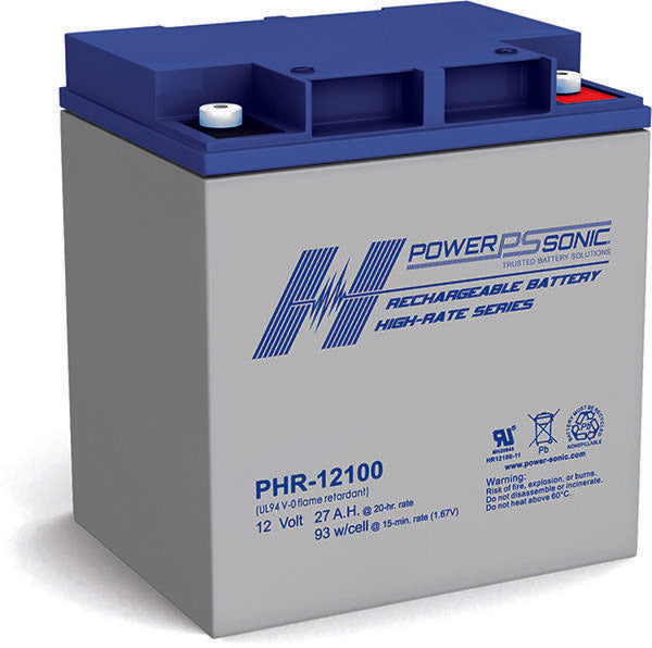 PHR-12100 FR - 12.0V 93W/Cell Rechargeable SLA Battery