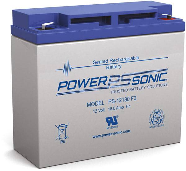 PS-12180 - 12V 18Ah Rechargeable SLA Battery