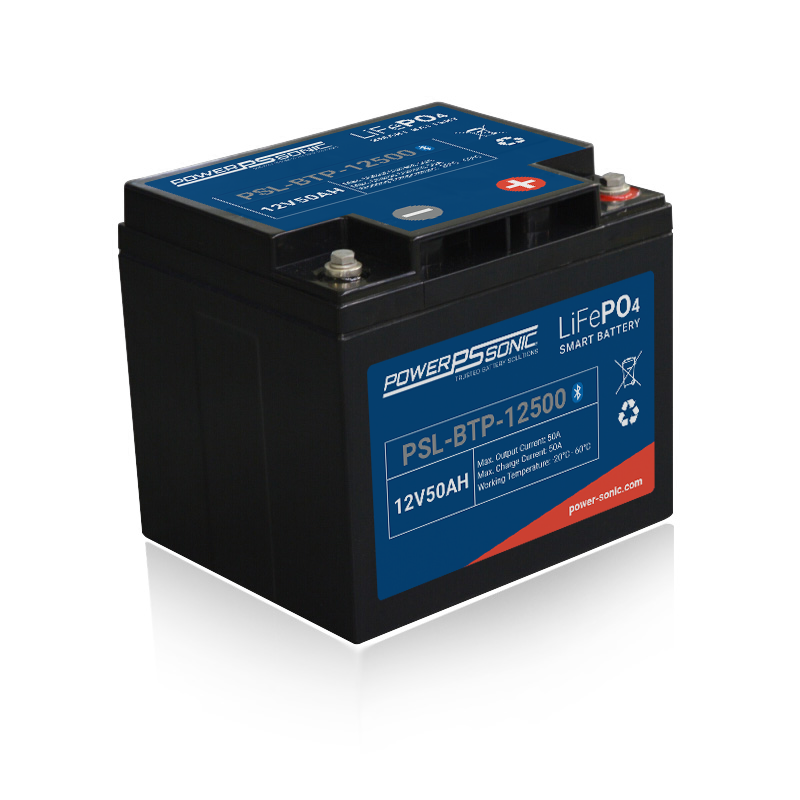 PSL-BTP-12500 - 12.8V 50Ah Rechargeable LiFePO4 Battery