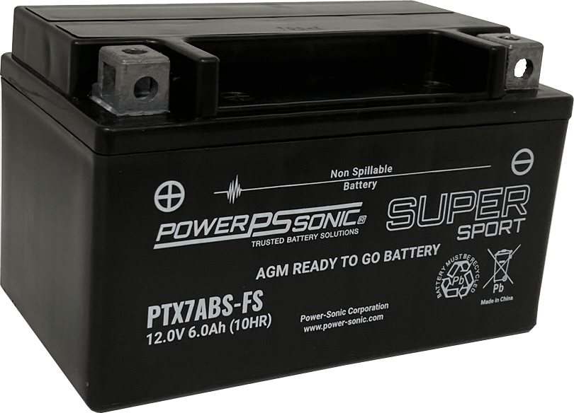 PTX7ABS-FS - 12V 105CCA Rechargeable SLA Powersports Battery
